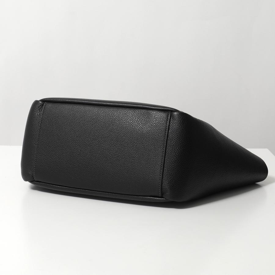 COACH コーチ トートバッグ Hadley Turnlock ハドリー ターンロック CAL17 レディース レザー ロゴメタル 鞄 IMBLK/BLACKの画像