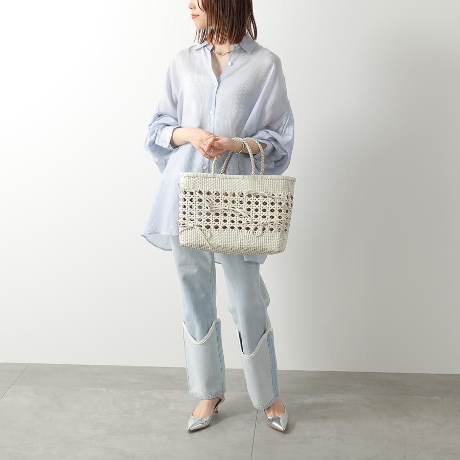 OSOI オソイ トートバッグ BISCUIT TOTE BAG レディース かごバッグ メッシュ リボン ハンドバッグ カゴバッグ 鞄の画像