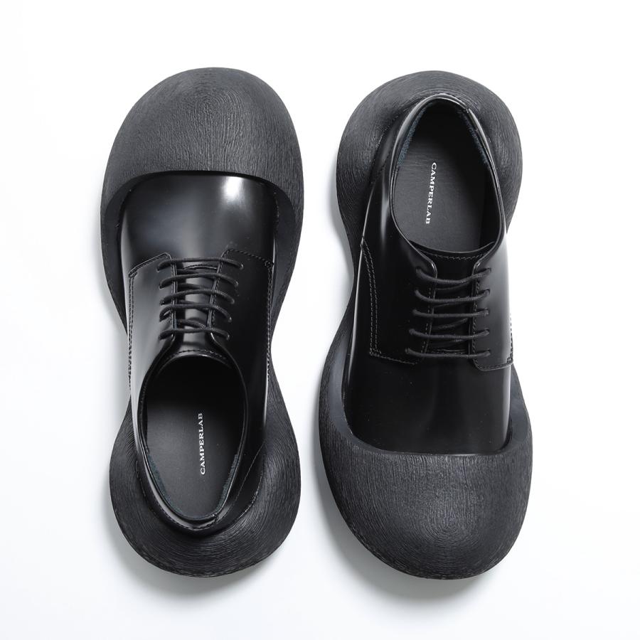 CAMPER LAB カンペールラボ スニーカー CARAMBA カランバ A500052 メンズ レザー レースアップ ボリュームソール 厚底 6cm シューズ 靴 001/Blackの画像