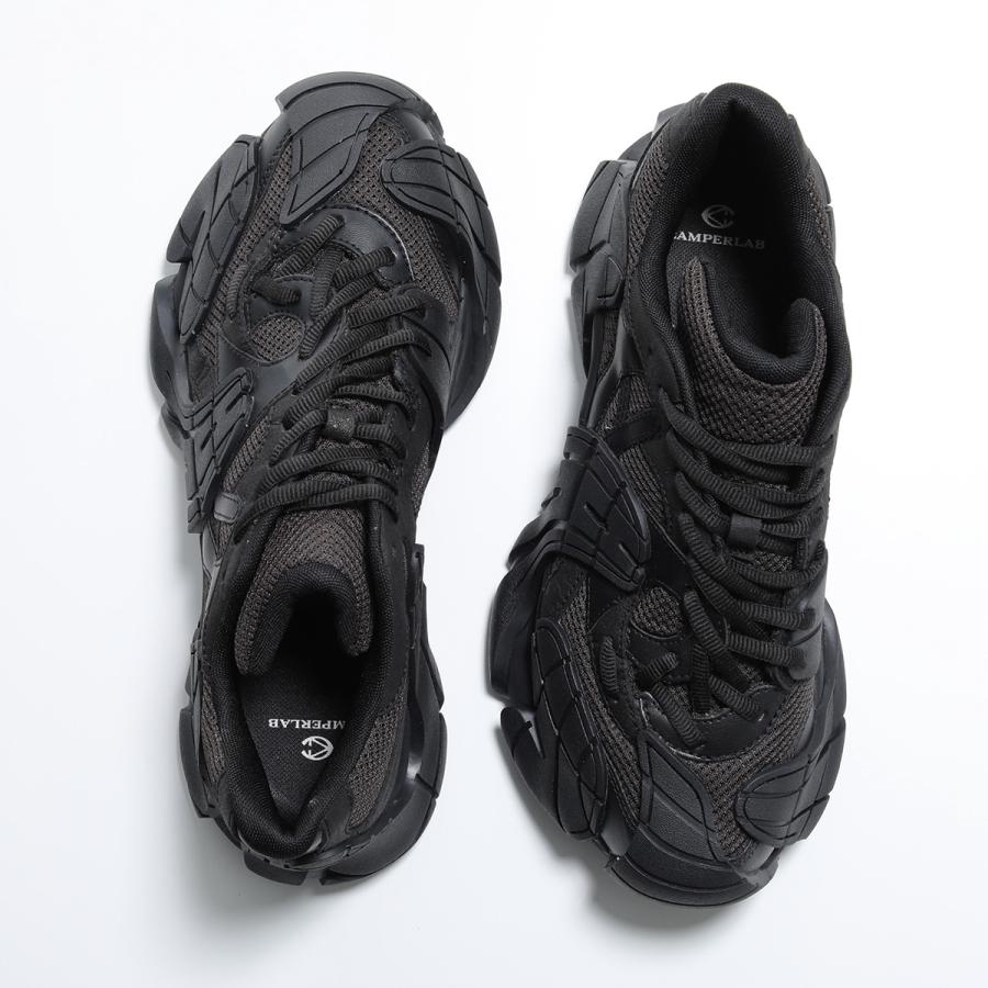 CAMPER LAB カンペールラボ スニーカー TORMENTA トルメンタ A500013 メンズ ローカット メッシュ レースアップ 4cm シューズ 靴 010/Blackの画像