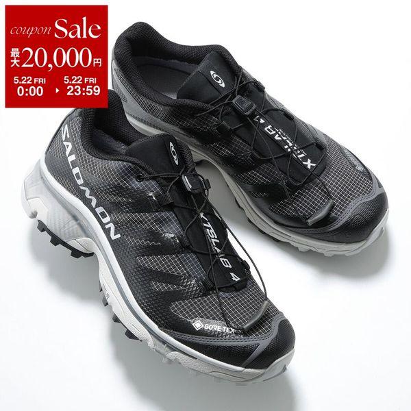 SALOMON サロモン スニーカー XT-4 OG GTX L47953400 メンズ ローカット GORE-TEX ゴアテックス ロゴ シューズ 靴 BLACK/BLACK/LUNAR-ROCKの画像