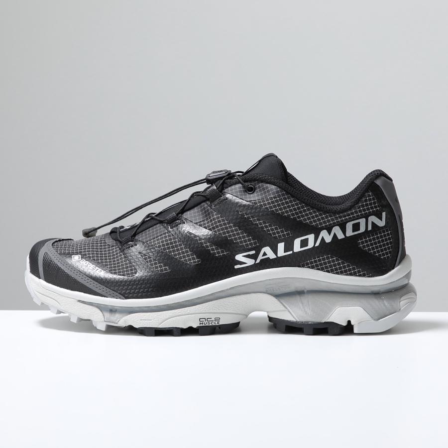 SALOMON サロモン スニーカー XT-4 OG GTX L47953400 メンズ ローカット GORE-TEX ゴアテックス ロゴ シューズ 靴 BLACK/BLACK/LUNAR-ROCKの画像