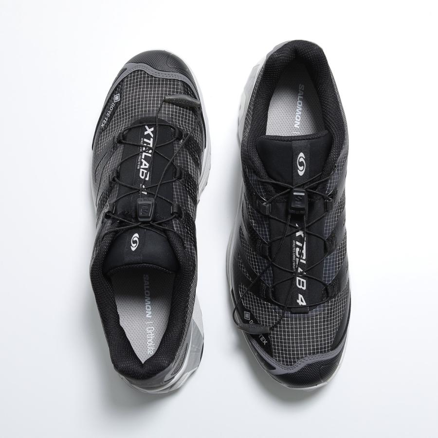 SALOMON サロモン スニーカー XT-4 OG GTX L47953400 メンズ ローカット GORE-TEX ゴアテックス ロゴ シューズ 靴 BLACK/BLACK/LUNAR-ROCKの画像