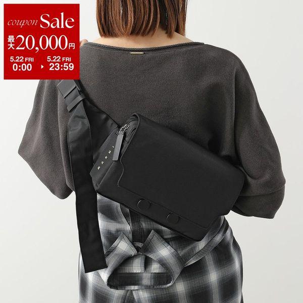 MARNI マルニ ボディバッグ MUMQ0023A0 P8184 レディース シティスケープベルトバッグ クロスボディ ショルダーバッグ ナイロン 鞄 00N99の画像