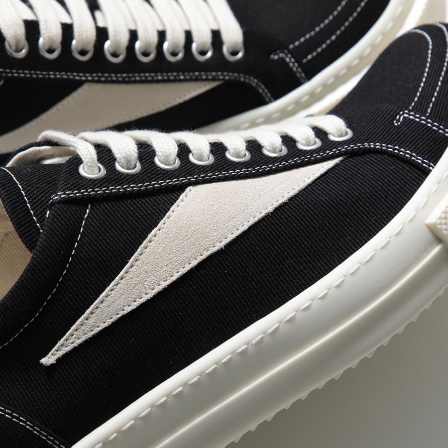 Rick Owens DRKSHDW リックオウエンス ダークシャドウ スニーカー VINTAGE SNEAKS DU01F4803 DOLVH4 メンズ シューズ 靴 911/BLACK/MILK/MILKの画像