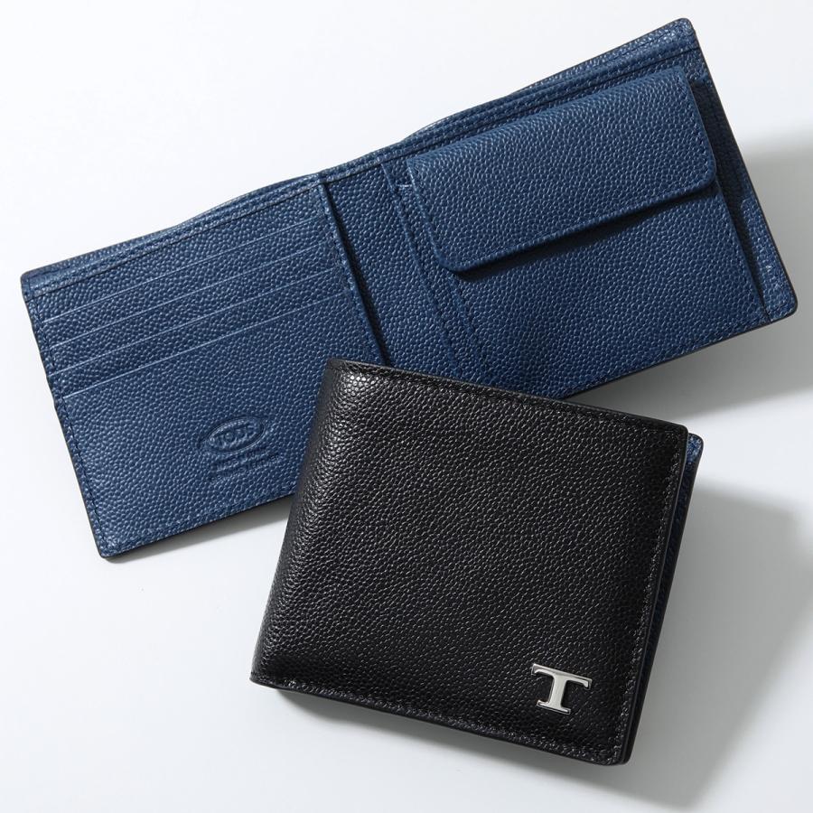 TOD'S（トッズ） TODS 二つ折り財布 T TIMELESS Tタイムレス