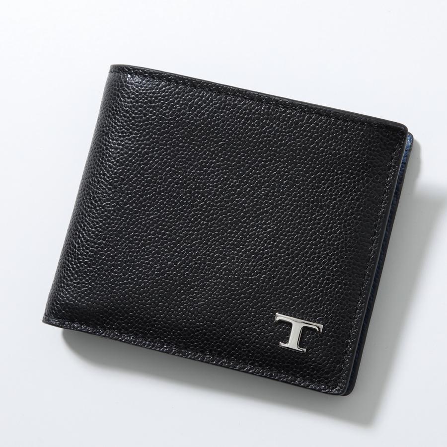 TODS トッズ 二つ折り財布 T TIMELESS Tタイムレス XAMTSYBB300UZO メンズ レザー 小銭入れあり バイカラー ミニ財布 カラー2色 XAMTSYBB300UZODC34の画像