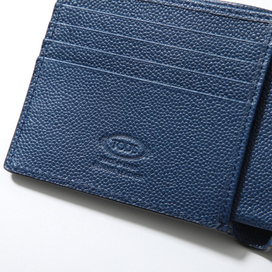 美品 トッズ タイムレス 折り財布 ゴールド金具 レザー ターコイズブルー トッズ TOD'S 財布 二つ折り財布 折りたたみ財布 小銭入れ付き