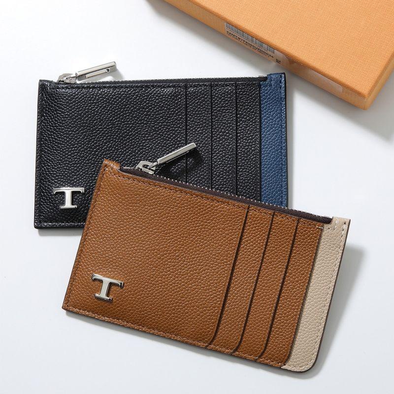 【未使用品】TODS/トッズ　ケース/小銭入れ 　レザー TOD'S（トッズ） TODS コインケース カードケース T TIMELESS T