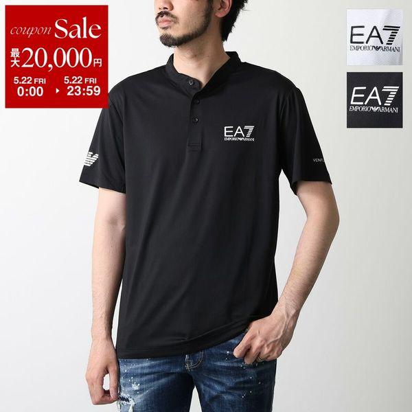 EA7 EMPORIO ARMANI エアセッテ エンポリオアルマーニ Tシャツ 8NPT21 PJEMZ メンズ 半袖 カットソー ヘンリーネック VENTUS7 カラー2色の画像