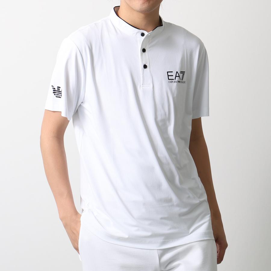 EA7 EMPORIO ARMANI エアセッテ エンポリオアルマーニ Tシャツ 8NPT21 PJEMZ メンズ 半袖 カットソー ヘンリーネック VENTUS7 カラー2色の画像