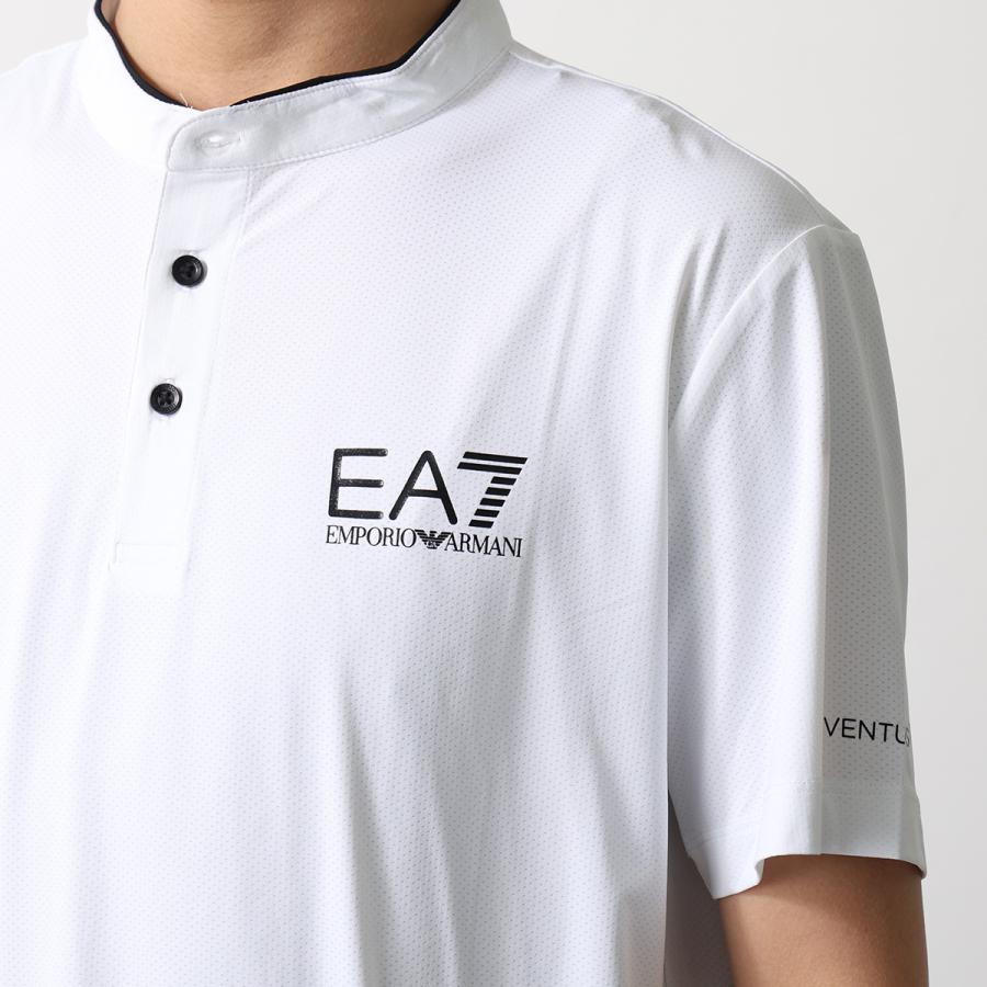 EA7 EMPORIO ARMANI エアセッテ エンポリオアルマーニ Tシャツ 8NPT21 PJEMZ メンズ 半袖 カットソー ヘンリーネック VENTUS7 カラー2色の画像