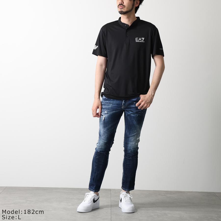 EA7 EMPORIO ARMANI エアセッテ エンポリオアルマーニ Tシャツ 8NPT21 PJEMZ メンズ 半袖 カットソー ヘンリーネック VENTUS7 カラー2色の画像