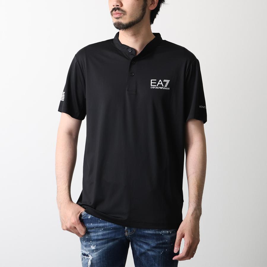 EA7 EMPORIO ARMANI エアセッテ エンポリオアルマーニ Tシャツ 8NPT21 PJEMZ メンズ 半袖 カットソー ヘンリーネック VENTUS7 カラー2色の画像