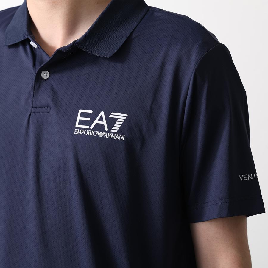 EA7 EMPORIO ARMANI エアセッテ エンポリオアルマーニ ポロシャツ 8NPF23 PJEMZ メンズ VENTUS7 半袖 ストレッチ ロゴ カラー3色の画像