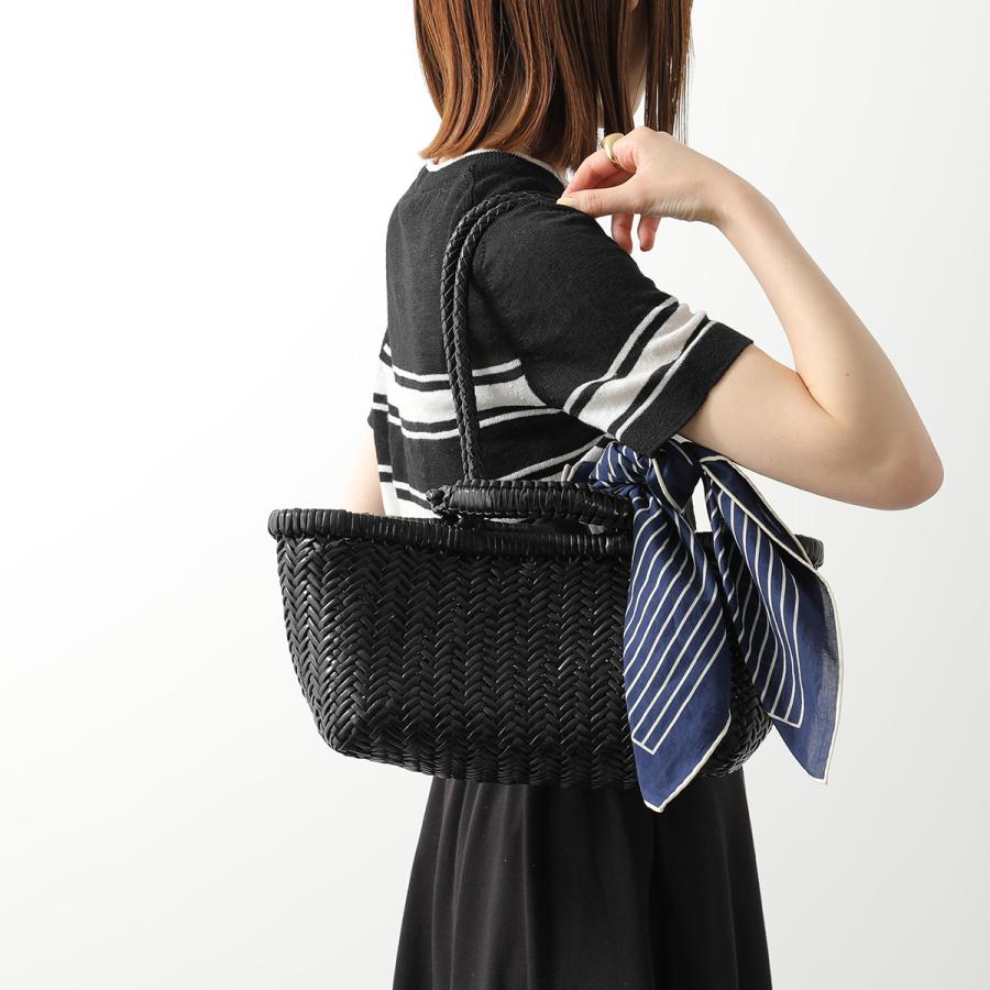 Sagan Vienna サガン ヴィエンナ トートバッグ PAZAR BOOK TOTE HANDWOVEN M_01BW レディース レザー ハンドバッグ 編み込み 舟形 鞄の画像