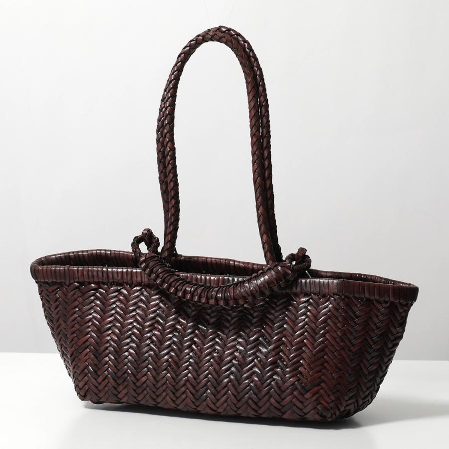 Sagan Vienna サガン ヴィエンナ トートバッグ PAZAR BOOK TOTE HANDWOVEN M_01BW レディース レザー ハンドバッグ 編み込み 舟形 鞄の画像
