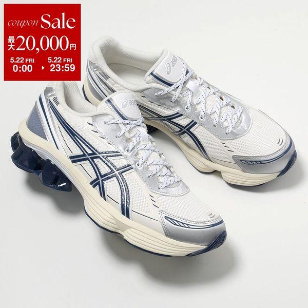 ASICS アシックス スニーカー GEL-KINETIC FLUENT ゲルキネティック フルーエント 1203A591-104 メンズ 厚底 3.5cm シューズ 靴 104/WHITE/INDEPENDENCEの画像