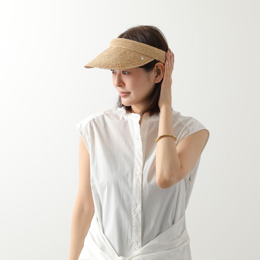 美品☆HELEN KAMINSKI キャップ ONE SIZE ラフィア Helen Kaminski（ヘレンカミンスキー） サンバイザー ERIN エリン