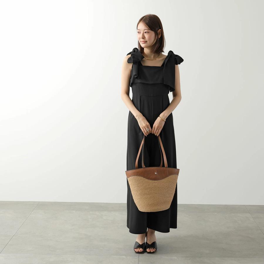 極美品 ヘレンカミンスキー ラフィア レザー トートバッグ かごバッグ Helen Kaminski（ヘレンカミンスキー） トートバッグ NADEE TOTE
