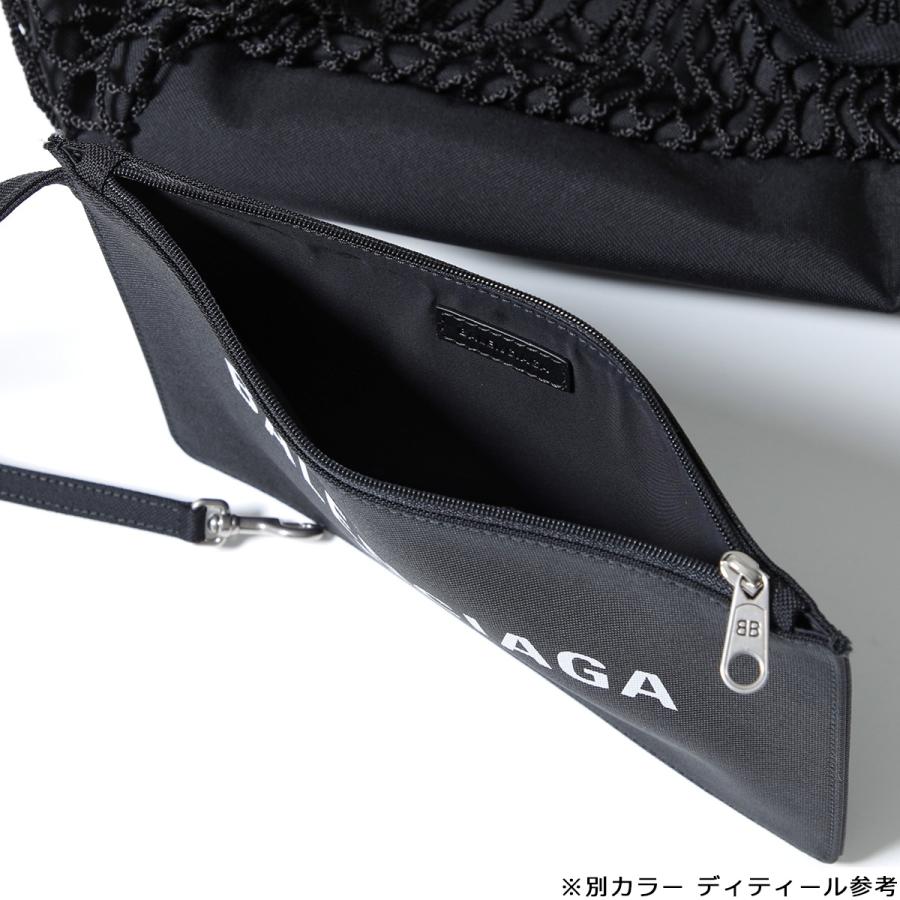【訳あり】BALENCIAGA バレンシアガ トートバッグ 24/7 TOTE L 791793 2AA45 メンズ フィッシュネットレイヤー コットンキャンバス ポーチ付きの画像