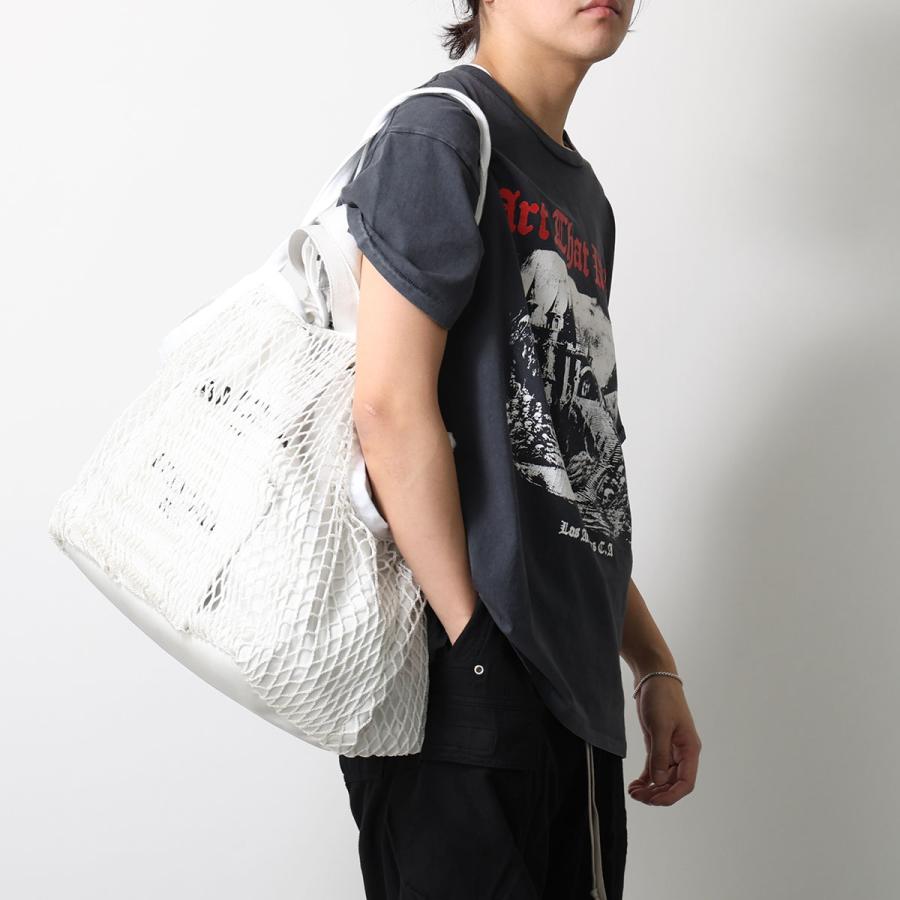 【訳あり】BALENCIAGA バレンシアガ トートバッグ 24/7 TOTE L 791793 2AA45 メンズ フィッシュネットレイヤー コットンキャンバス ポーチ付きの画像