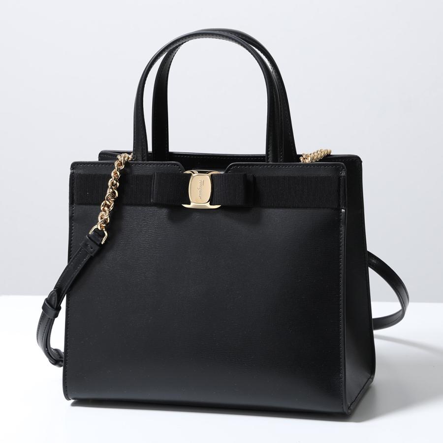 FERRAGAMO（フェラガモ） ハンドバッグ ヴァラ リボン トップハンドル