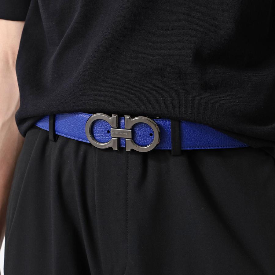 FERRAGAMO（フェラガモ） リバーシブルベルト 679710 764159 メンズ