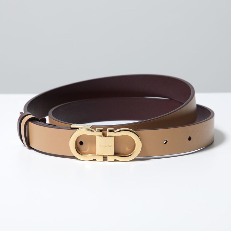 ぽてと【美品】Ferragamo ガンチーニレザー ベルト レディース 美品 サルヴァトーレ フェラガモ Salvatore Ferragamo ベルト レザー