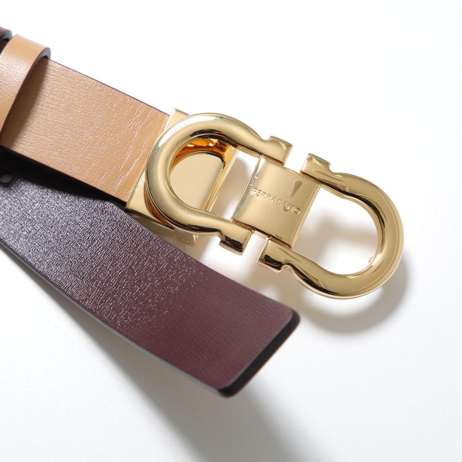 ぽてと【美品】Ferragamo ガンチーニレザー ベルト レディース FERRAGAMO（フェラガモ） 【並行輸入品】 レディース ベルト