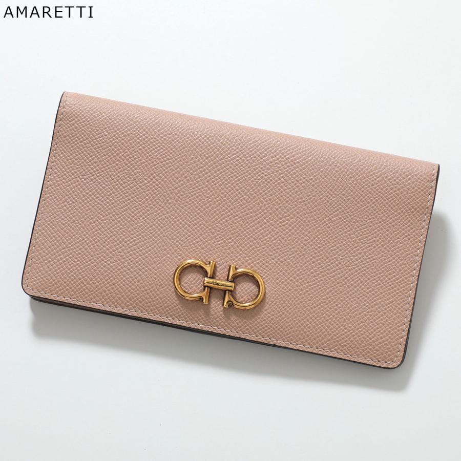 FERRAGAMO（フェラガモ） 二つ折り長財布 GANCINI ガンチーニ 22D779