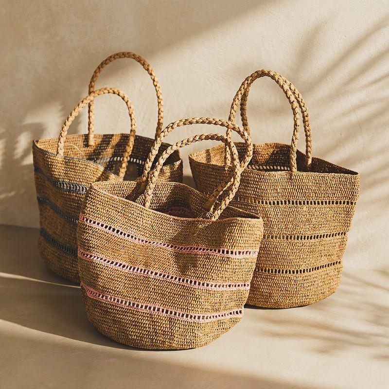 MADE IN MADA（メイドインマダ） かごバッグ ALICE MM 3 LACES BAG