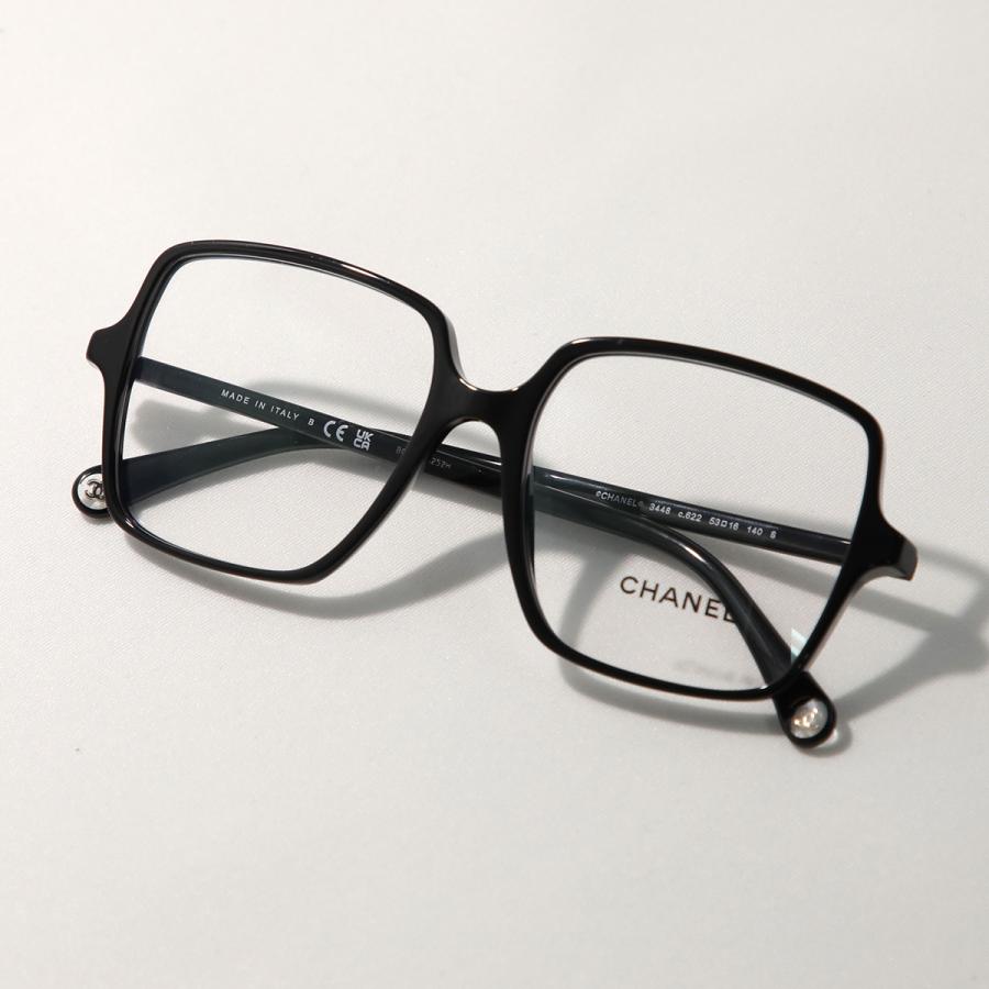 CHANEL（シャネル） メガネ 3448 レディース スクエア型 セルフレーム