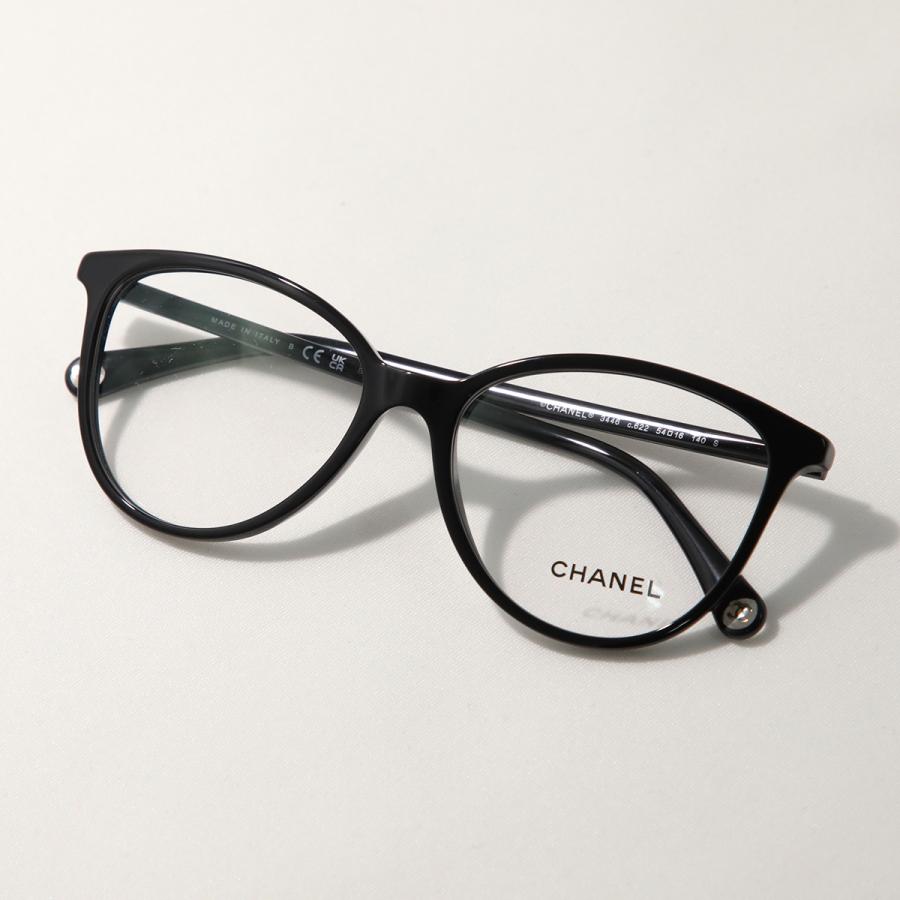 CHANEL（シャネル） メガネ 3446 レディース バタフライ型 セル