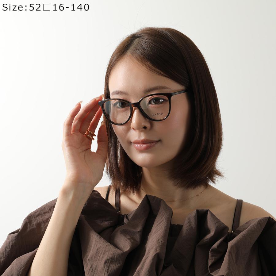 CHANEL（シャネル） メガネ 3446 レディース バタフライ型 セル