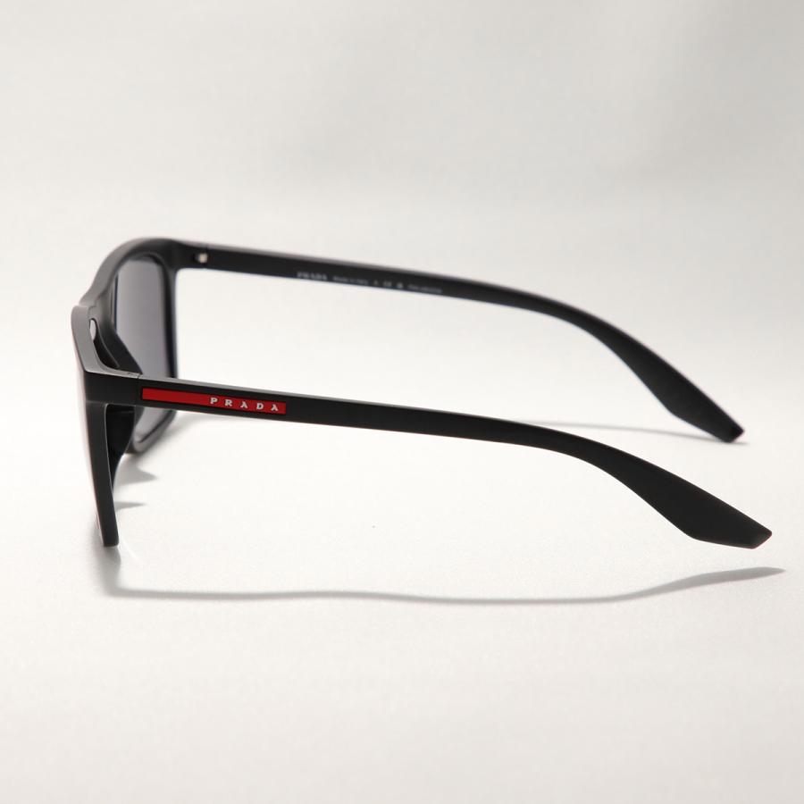 PRADA プラダ サングラス SPS B08 メンズ レディース スクエア型 マットフレーム リネア ロッサロゴ 1BO-02G/MATTE-BLACK SPSB08_F1BO_FE02G_C_A056の画像