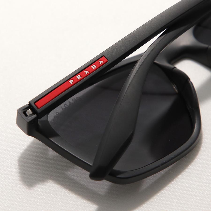 PRADA プラダ サングラス SPS B08 メンズ レディース スクエア型 マットフレーム リネア ロッサロゴ 1BO-02G/MATTE-BLACK SPSB08_F1BO_FE02G_C_A056の画像