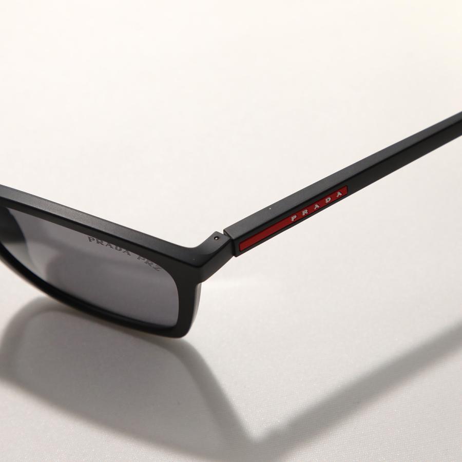 PRADA プラダ サングラス SPS B08 メンズ レディース スクエア型 マットフレーム リネア ロッサロゴ 1BO-02G/MATTE-BLACK SPSB08_F1BO_FE02G_C_A056の画像