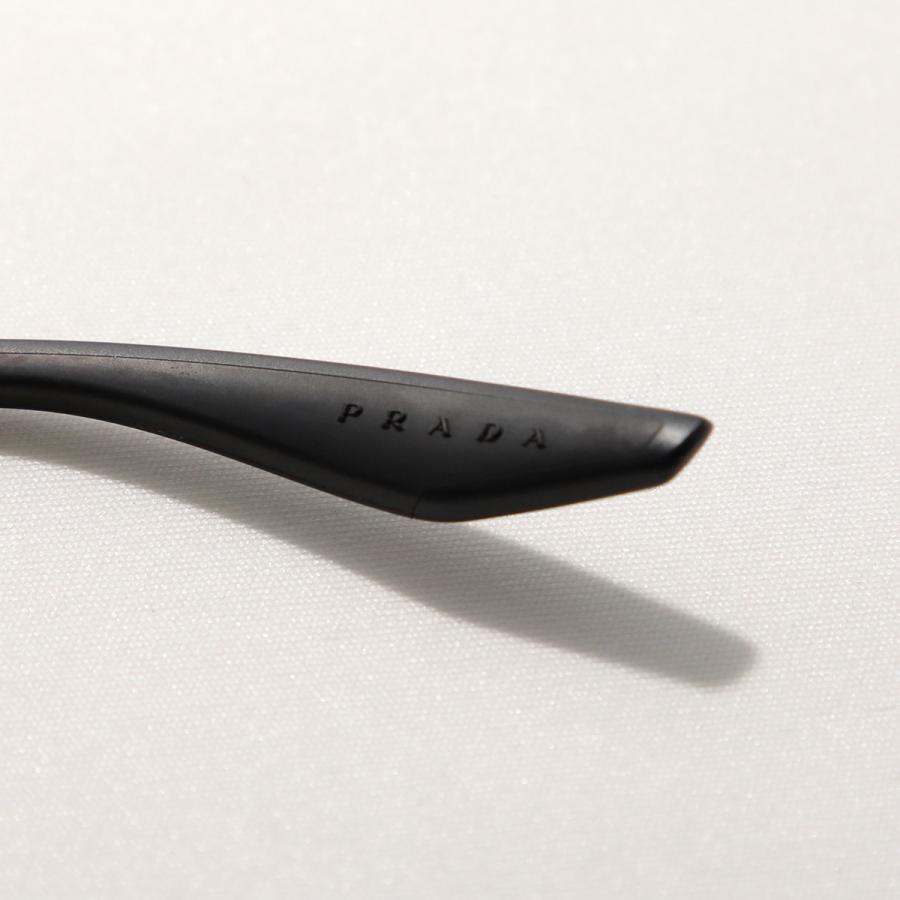 PRADA プラダ サングラス SPS B08 メンズ レディース スクエア型 マットフレーム リネア ロッサロゴ 1BO-02G/MATTE-BLACK SPSB08_F1BO_FE02G_C_A056の画像