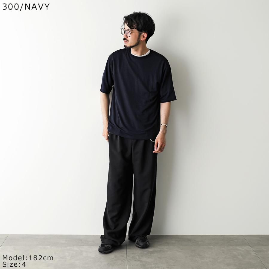 LIFiLL リフィル Tシャツ WOOLISH TEE ウーリッシュ LF046-07 メンズ 半袖 カットソー ピュアウール クルーネック 無地の画像
