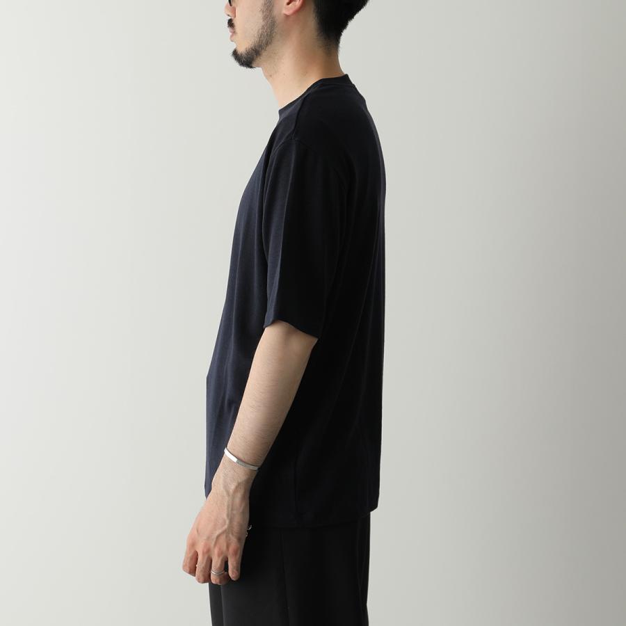 LIFiLL リフィル Tシャツ WOOLISH TEE ウーリッシュ LF046-07 メンズ 半袖 カットソー ピュアウール クルーネック 無地の画像