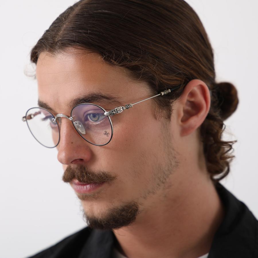 CHROME HEARTS（クロムハーツ） メガネ BUBBA-A メンズ ボストン型