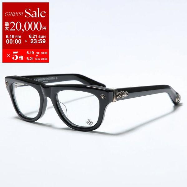 CHROME HEARTS ファッションメガネ ブラック CHROME HEARTS（クロムハーツ） メガネ TRITITSAGAIN トライティッツ