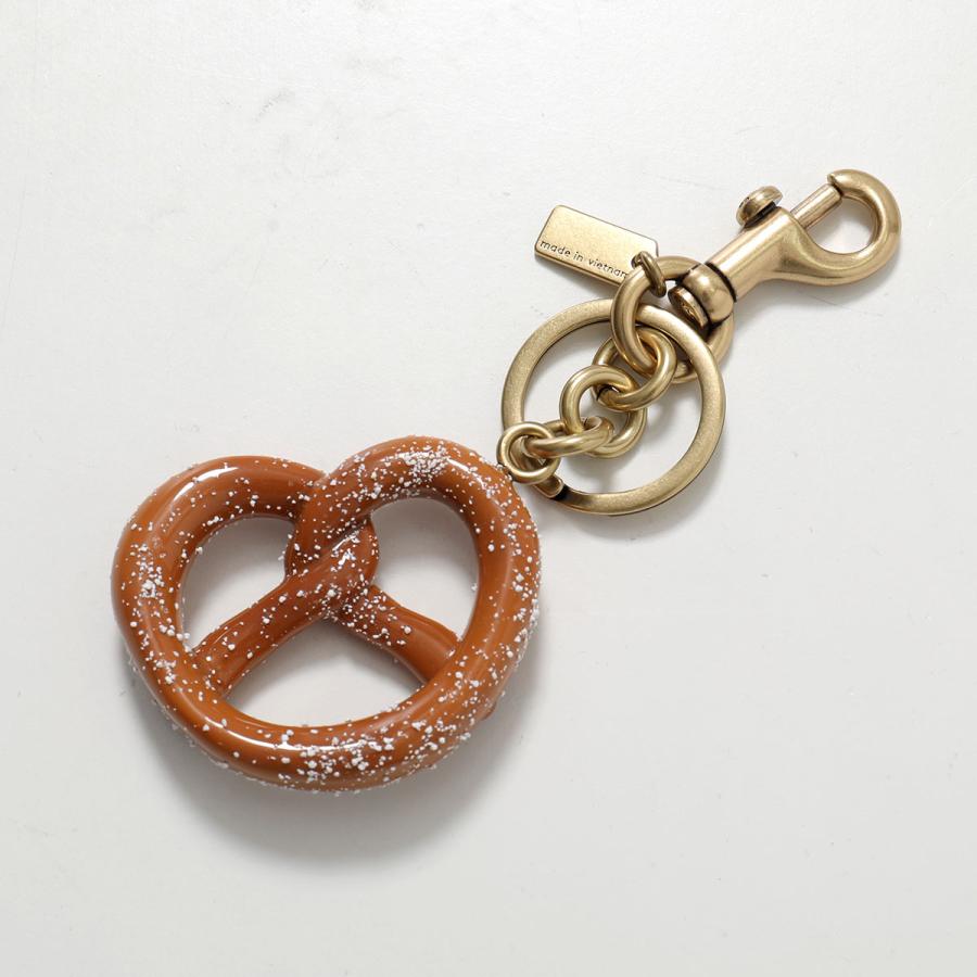 COACH（コーチ） キーリング スモール プレッツェル バッグチャーム