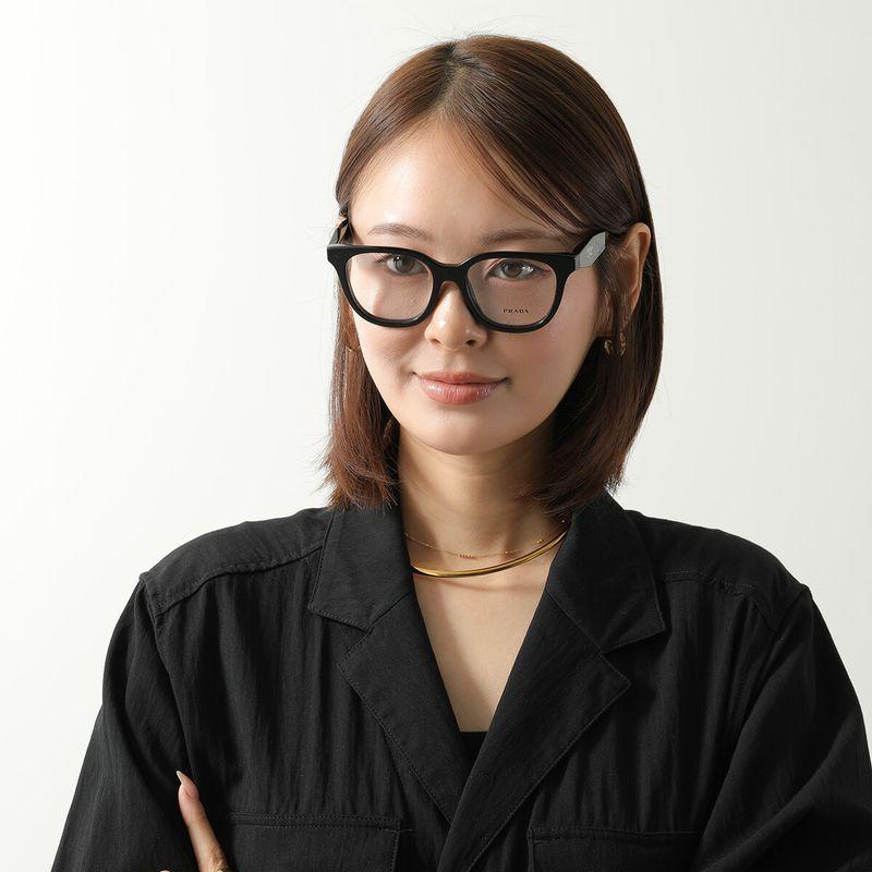 PRADA（プラダ） メガネ VPR C11 レディース ウェリントン型 セル