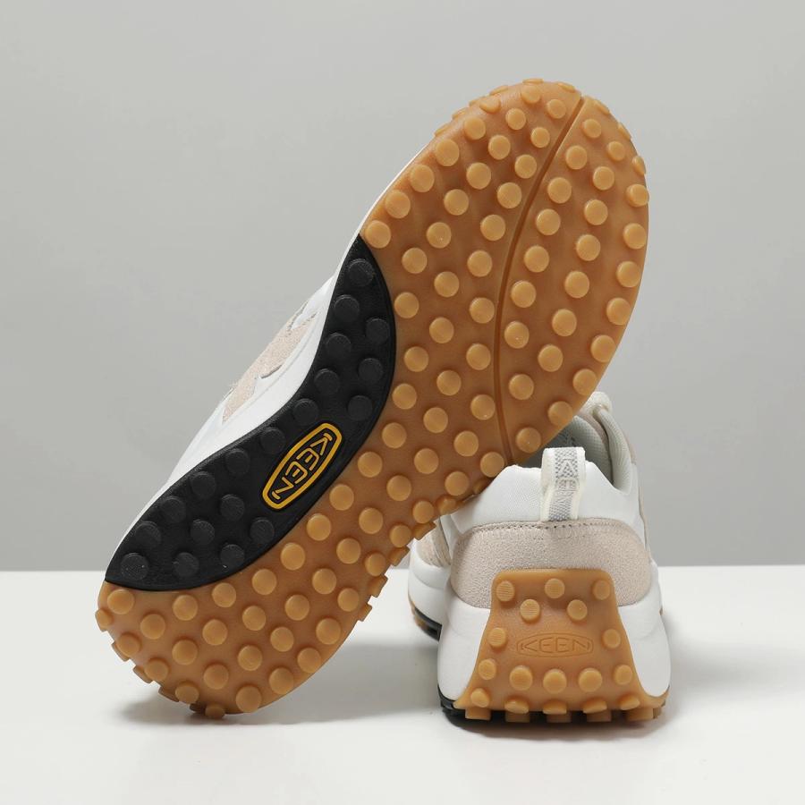 KEEN キーン スニーカー KS86 ケーエス 1029802 レディース ローカット スウェード ロゴ 3.5cm シューズ 靴 birch-star-whiteの画像
