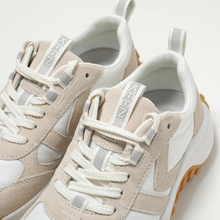 KEEN キーン スニーカー KS86 ケーエス 1029802 レディース ローカット スウェード ロゴ 3.5cm シューズ 靴 birch-star-whiteの画像