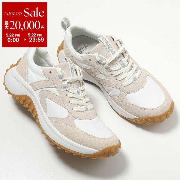 KEEN キーン スニーカー KS86 ケーエス 1029802 レディース ローカット スウェード ロゴ 3.5cm シューズ 靴 birch-star-whiteの画像