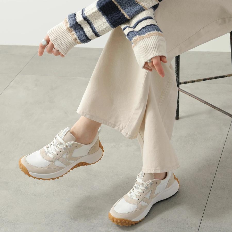 KEEN キーン スニーカー KS86 ケーエス 1029802 レディース ローカット スウェード ロゴ 3.5cm シューズ 靴 birch-star-whiteの画像