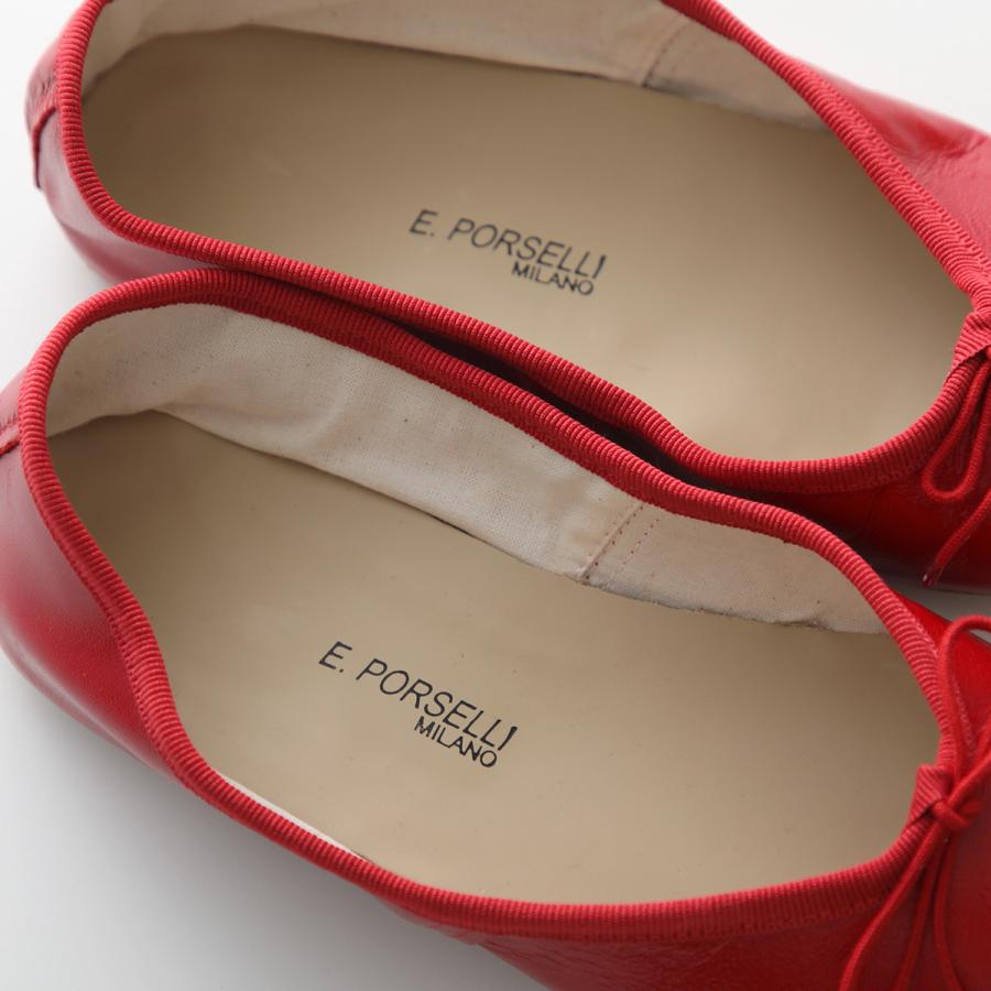 E.PORSELLI PORSELLI ポルセリ バレエシューズ BALLERINE 95 PELLE